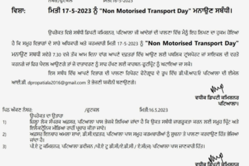 Non Motorized Transport Day Today Patiala1